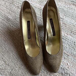 Walter Steiger Perforated Tan Heels